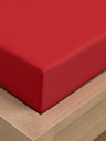 Kvalitex Luxury Collection szatén lepedő 220x200cm piros Kvalitex
