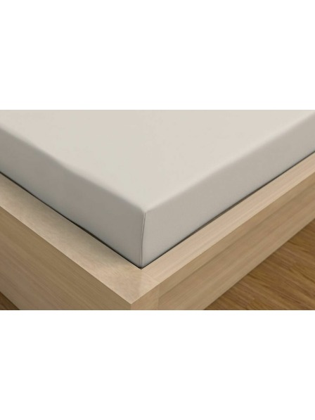 Kvalitex Luxury Collection szatén lepedő 220x200cm fehér Kvalitex
