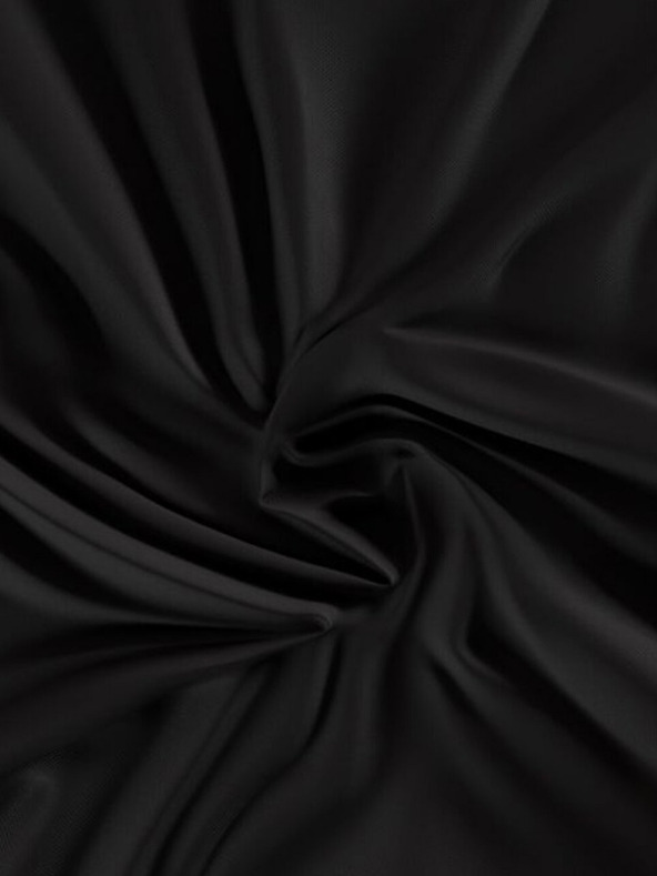 Kvalitex Szatén lepedő Luxury Collection 220x200cm fekete Kvalitex