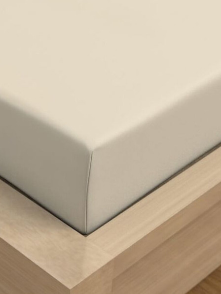 Kvalitex Szatén lepedő Luxury Collection 200x200cm elefántcsont Kvalitex