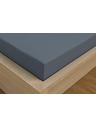 Kvalitex Szatén lepedő Luxury Collection 200x200cm sötétszürke Kvalitex