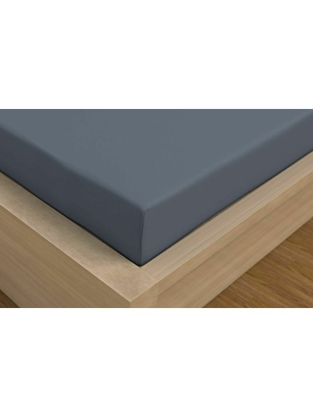 Kvalitex Szatén lepedő Luxury Collection 200x200cm sötétszürke Kvalitex