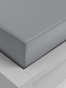 Kvalitex Stretch viszkóz lepedő 100x200cm világosszürke