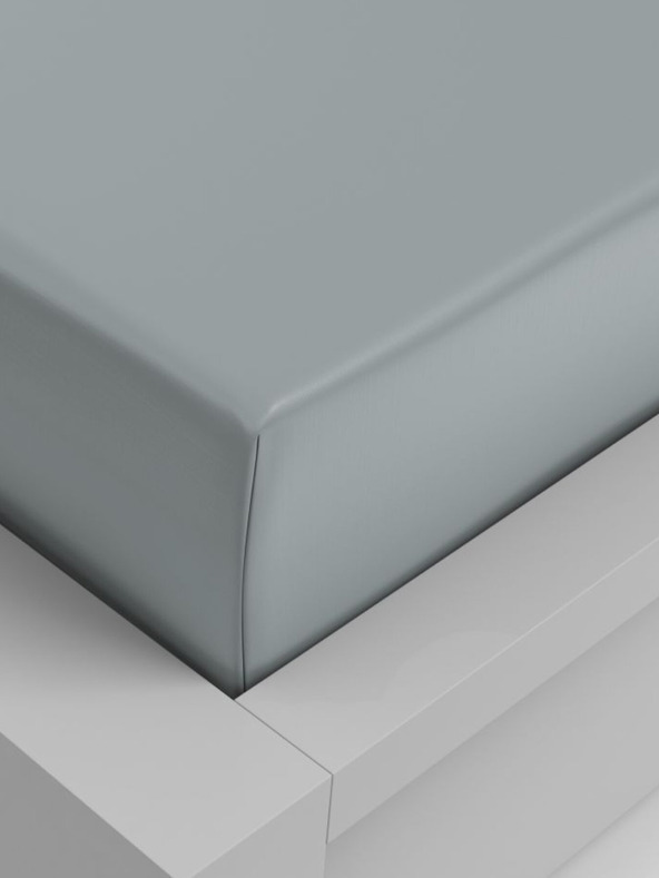 Kvalitex Viszkóz gumis lepedő 160x200cm világoszöld Kvalitex