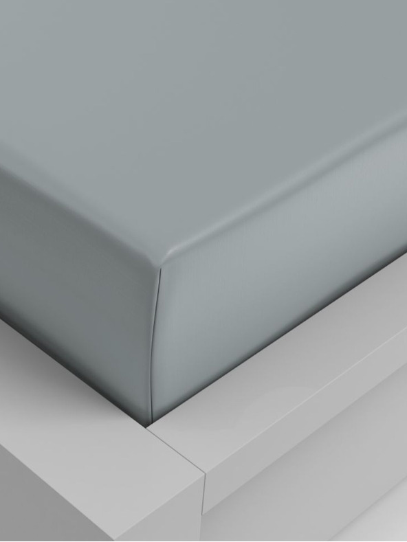 Kvalitex Stretch viszkóz lepedő 120x200cm világoszöld