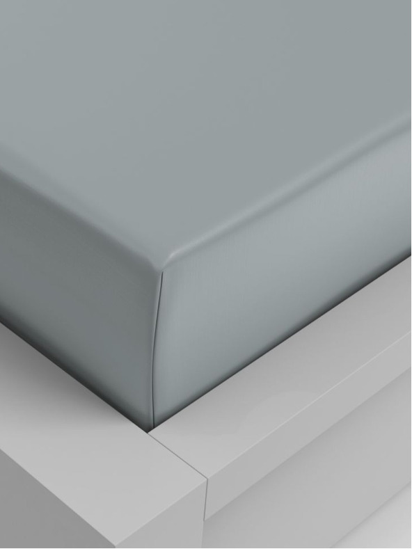 Kvalitex Viszkóz sztreccs lepedő 140x200cm világoszöld