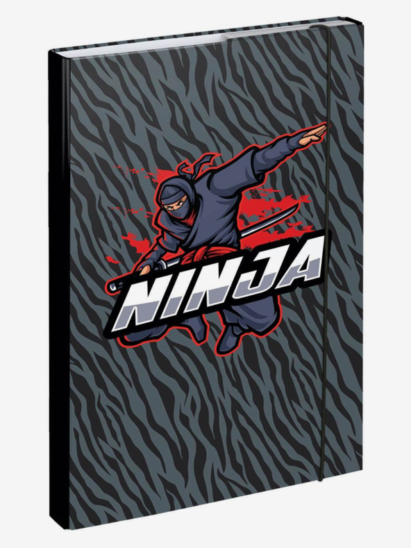 BAAGL  Szürke Iskolai füzetborító A4 Ninja Baagl