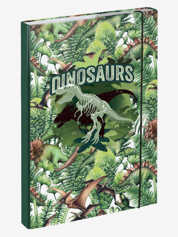BAAGL  Zöld Dinoszauruszok iskolai füzetborító A4 Baagl