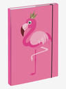 BAAGL  Rózsaszín iskolai füzetborítók A4 Flamingo Baagl