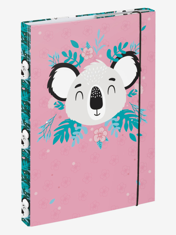 BAAGL  Rózsaszín Iskolai füzetborítók A4 Baby Koala Baagl