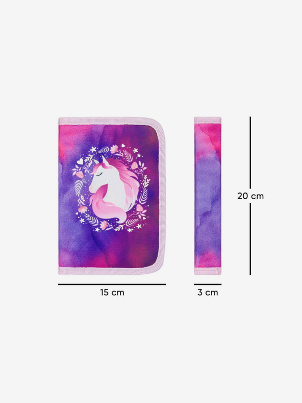 BAAGL  Lila iskolai tolltartó egyszintes Baagl Horse