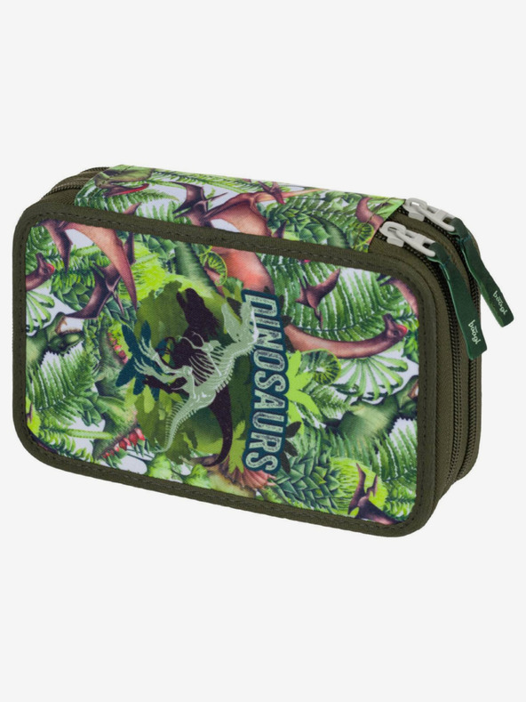 BAAGL  Zöld iskolai tolltartó Baagl Dinoszauruszok