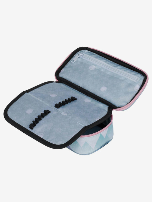 BAAGL  Szürke iskolai tolltartó táska skate moon Baagl