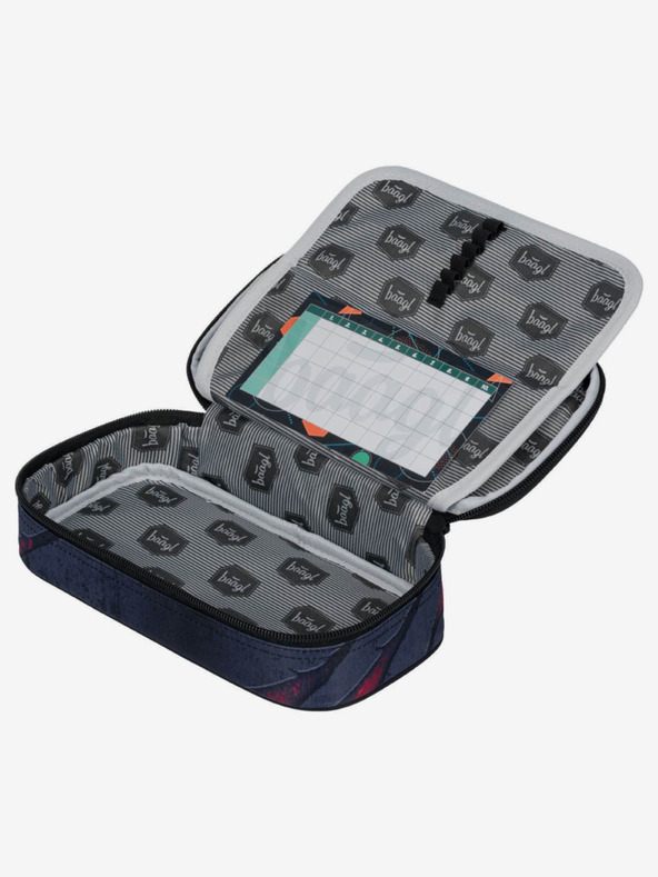 BAAGL  Szürke iskolai tolltartó etue láva Baagl