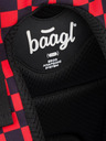 BAAGL  Piros iskolai hátizsák korcsolya teribear Baagl