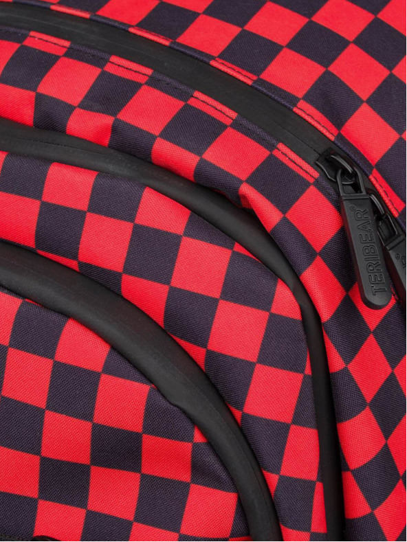 BAAGL  Piros iskolai hátizsák korcsolya teribear Baagl