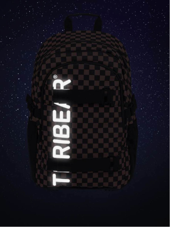 BAAGL  Piros iskolai hátizsák korcsolya teribear Baagl