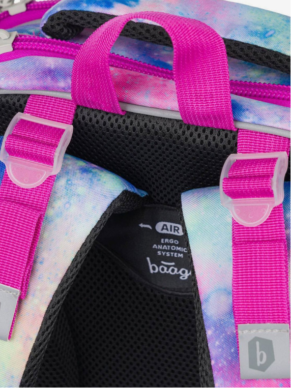 BAAGL  Rózsaszín iskolatáska Baagl Shelly unikornis Baagl