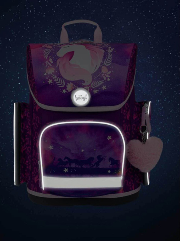 BAAGL  Lila iskolatáska Ergo Baagl ló Baagl ló