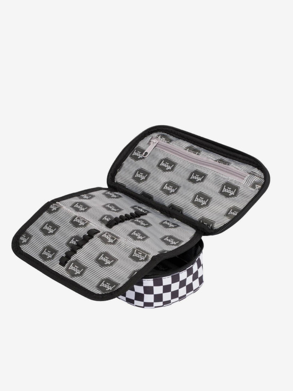 BAAGL  Fekete 3 szett skate ska: hátizsák, tolltartó, táska Baagl