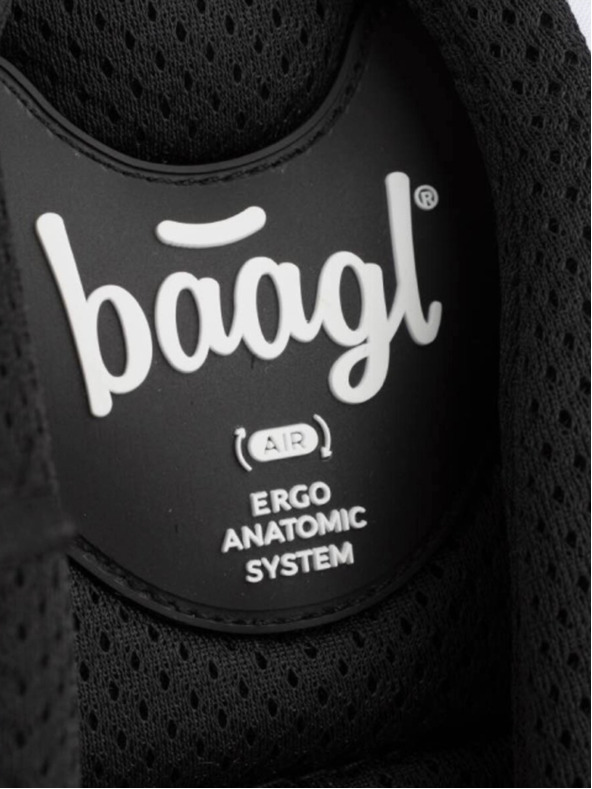 BAAGL  Fekete 3 szett skate ska: hátizsák, tolltartó, táska Baagl