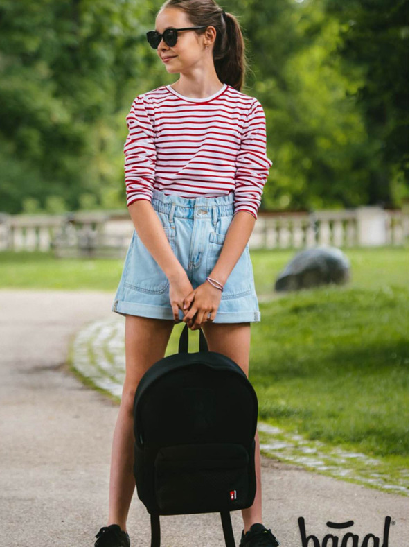 BAAGL  Fekete teribear hátizsák Baagl