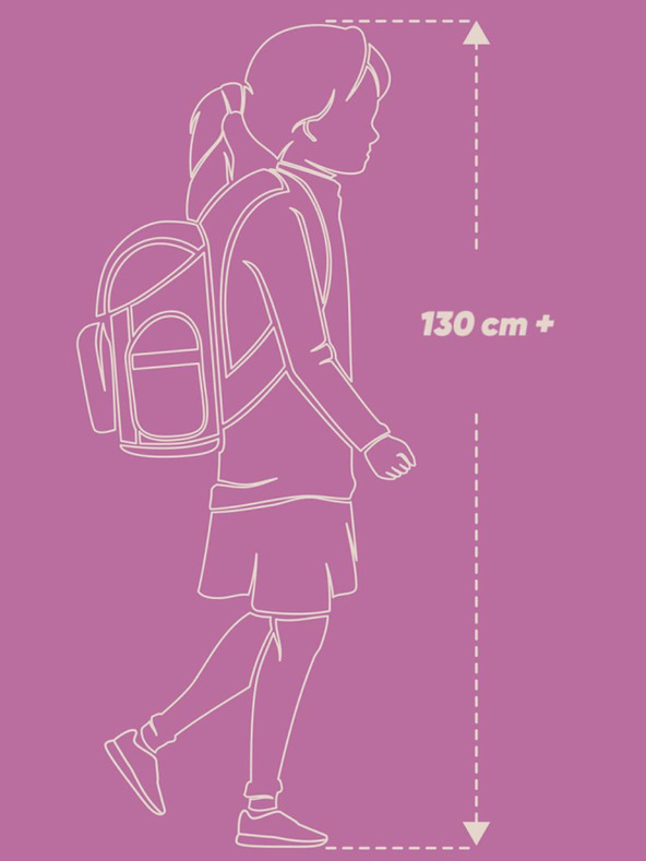 BAAGL  Lila iskolai hátizsák Core Dreamcatcher Baagl