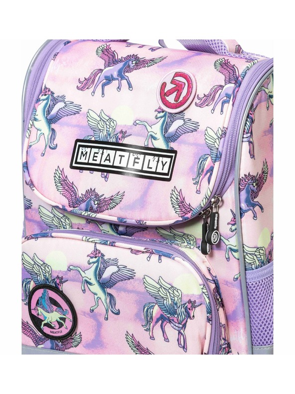 Meatfly Meatfly iskolai táska Alex Purple Egyszarvú