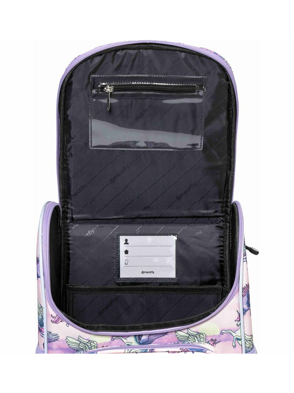 Meatfly Meatfly iskolai táska Alex Purple Egyszarvú