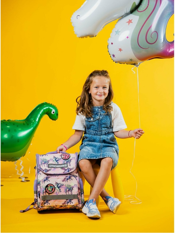 Meatfly Meatfly iskolai táska Alex Purple Egyszarvú