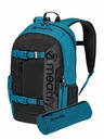 Meatfly Meatfly hátizsák Basejumper Petrol Heather / Black 22 L | Kék | Térfogat 22 L