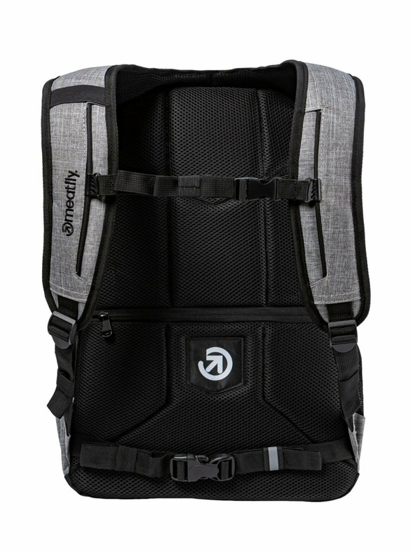 Meatfly Meatfly Exile hátizsák Black / Grey Heather 24 L