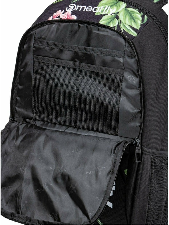 Meatfly Meatfly Basejumper hátizsák Tropical Black 22 L