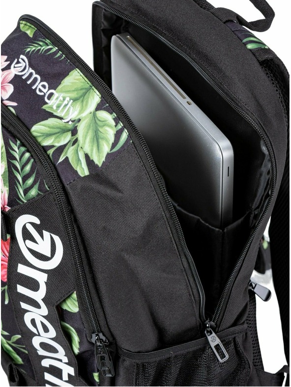 Meatfly Meatfly Basejumper hátizsák Tropical Black 22 L