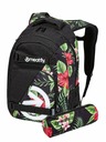Meatfly Meatfly Exile hátizsák Tropical Black 24 L | Fekete | Térfogat 24 L