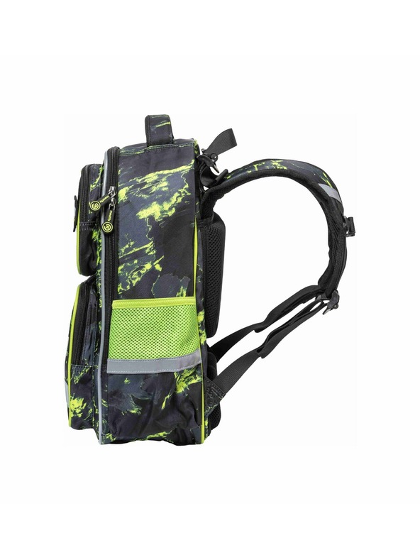 Meatfly Meatfly iskolai hátizsák Max Lime Moha