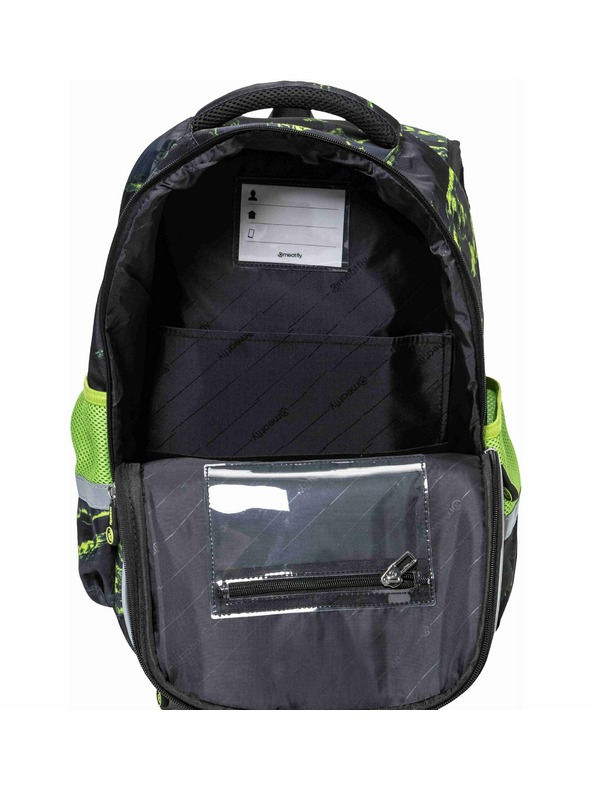Meatfly Meatfly iskolai hátizsák Max Lime Moha