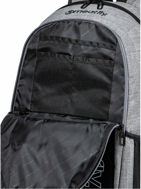 Meatfly Meatfly Basejumper hátizsák Grey Heather / Black 22 L | Fekete | Térfogat 22 L
