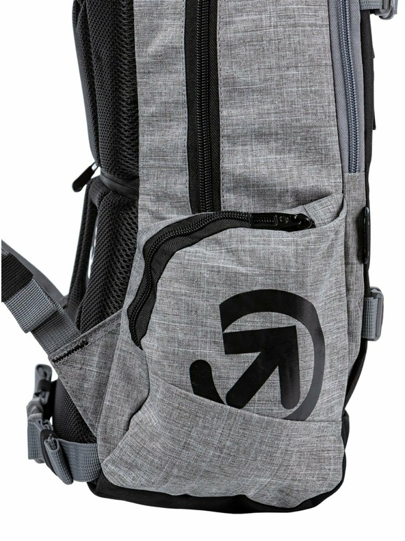 Meatfly Meatfly Basejumper hátizsák Grey Heather / Black 22 L | Fekete | Térfogat 22 L