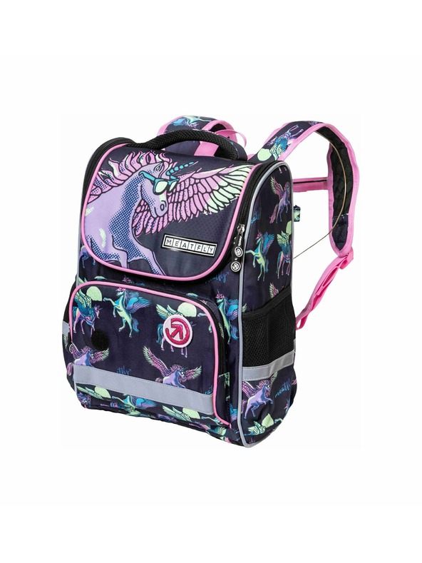 Meatfly Meatfly iskolai hátizsák Alex Black Unikornis