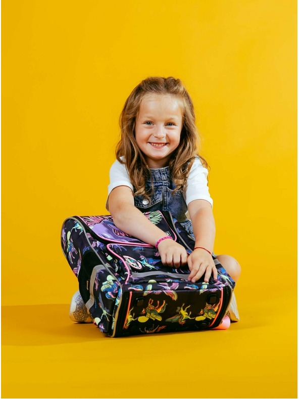 Meatfly Meatfly iskolai hátizsák Alex Black Unikornis