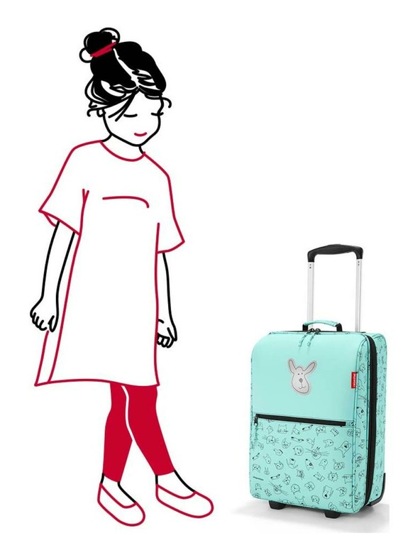 Reisenthel Reisenthel Trolley XS Kids gyerek bőrönd Macskák és kutyák menta