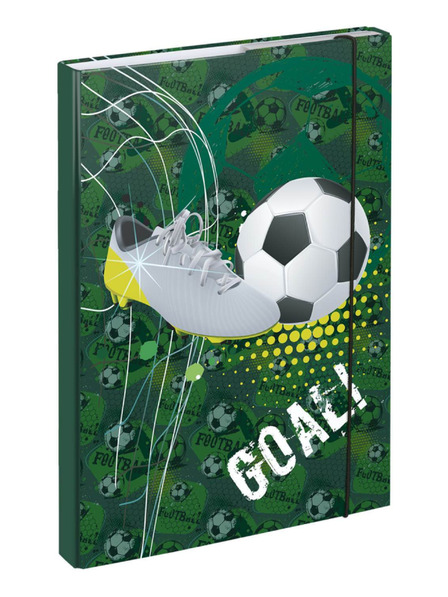 BAAGL  Zöld Mappák iskolai füzetekhez A4 Futballkapu Baagl