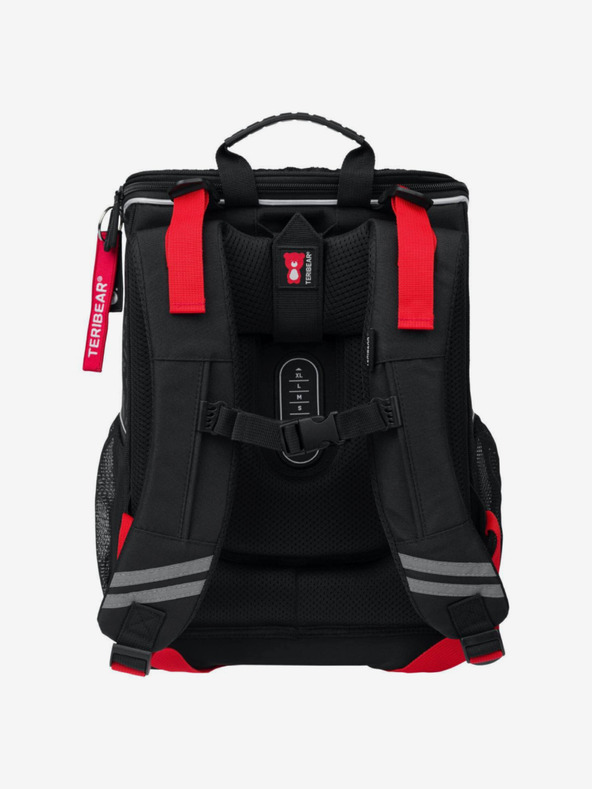 BAAGL  Fekete iskolatáska zippy teribear Baagl