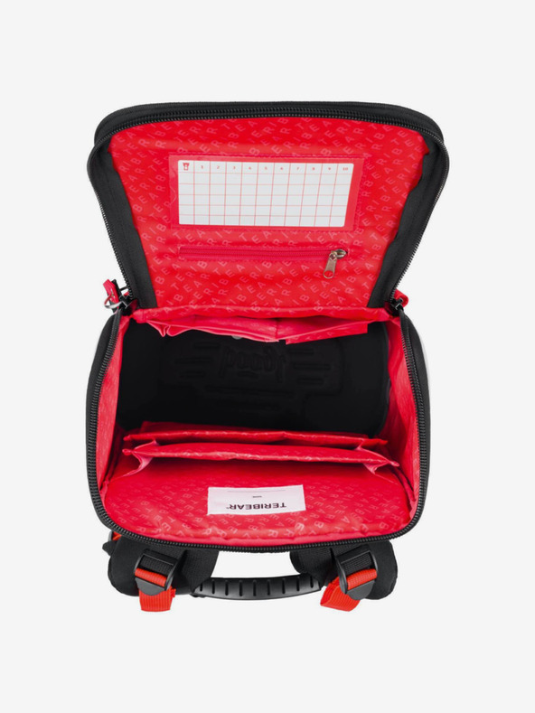 BAAGL  Fekete iskolatáska zippy teribear Baagl