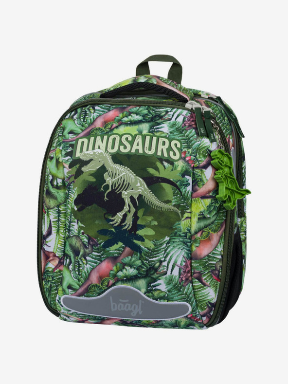 BAAGL  Zöld iskolatáska shelly dinoszauruszok Baagl