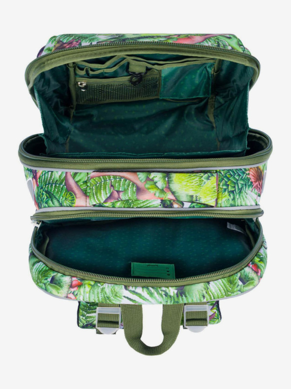 BAAGL  Zöld iskolatáska shelly dinoszauruszok Baagl