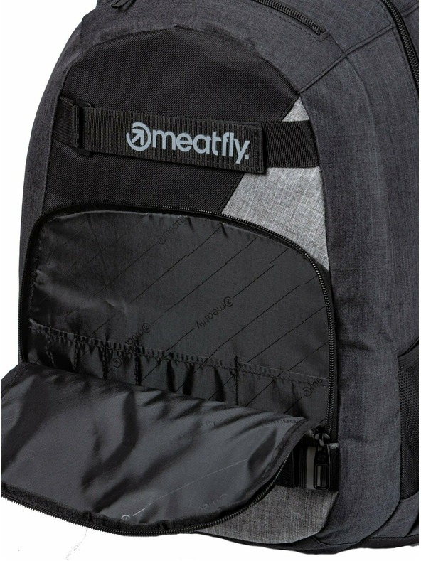 Meatfly Meatfly Exile hátizsák Charcoal Heather / Grey Heather 24 L