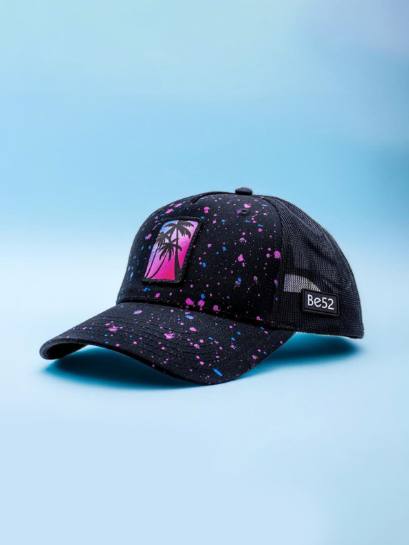 Be52 Be52 Palms splash prémium baseball sapka kék/rózsaszín