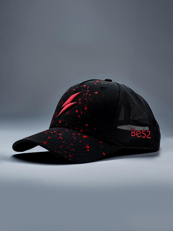 Be52 Be52 Bolt splash prémium baseball sapka fekete/piros